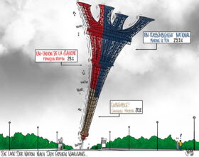 France, Frankreich, Macron, Le Pen, Ensemble, RN, Rassemblement national, Marianne